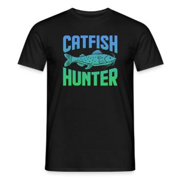Wels Chasseurs amusant jeu de mots Wels Meme Wels Jour - T-shirt homme - noir - Devant - AI Model Male 178 light (178cm)