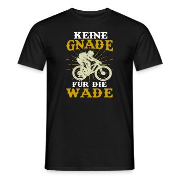 Keine Gnade Für Die Wade Fahrrad Fahrradfahrer - Männer T-Shirt - Schwarz - Vorne - AI Model Male 178 light (178cm)