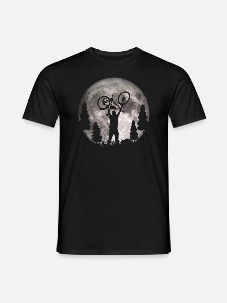 MTB - Moon - Mountain Bikers - Men's T-Shirt - black