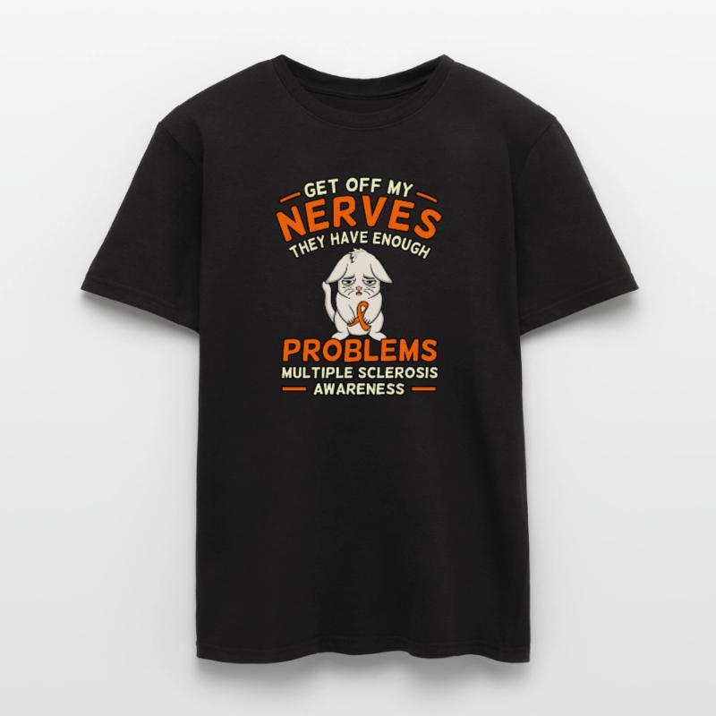 Graphic on sensitization for multiple sclerosis Men's T-Shirt