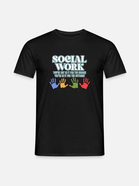 Social Work Definition Proud - Men's T-Shirt - black