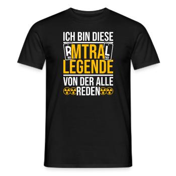MTRA Medizinisch-Technischer Radiologie Mta - Männer T-Shirt - Schwarz - Vorne - AI Model Male 178 light (178cm)