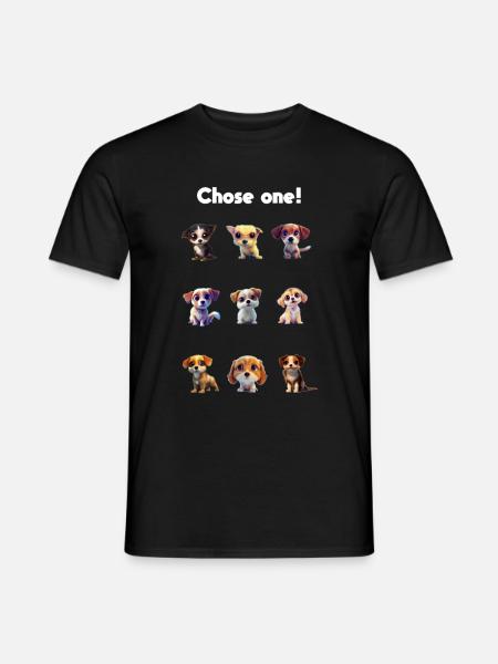 Dog9x9 - Männer T-Shirt - Schwarz