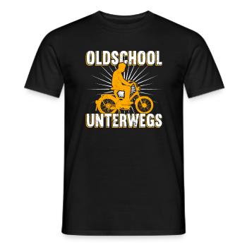 Mofa Mofas Moped Zweirad Mofafahrer Rollerfahrer - Männer T-Shirt - Schwarz - Vorne - AI Model Male 178 light (178cm)