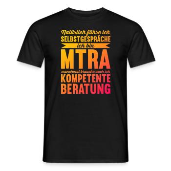 MTRA Radiologie Röntgen Radiologe MTA - Männer T-Shirt - Schwarz - Vorne - AI Model Male 178 light (178cm)