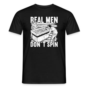 Tischfußball - Männer T-Shirt - Schwarz - Vorne - AI Model Male 178 light (178cm)
