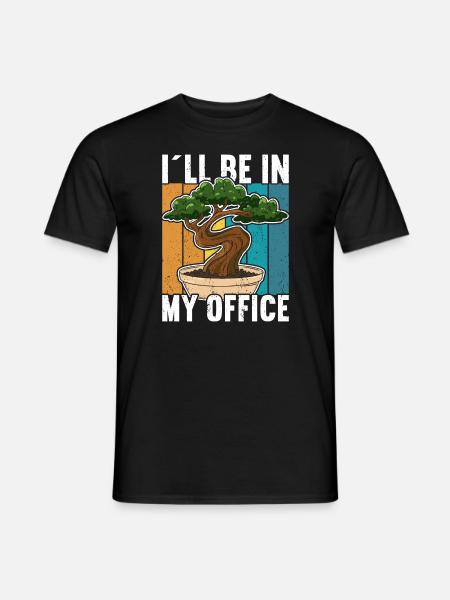 Bonsai Tree - Men's T-Shirt - black
