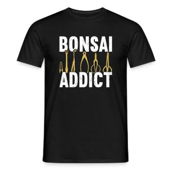 Bonsaï - T-shirt homme - noir - Devant - AI Model Male 178 light (178cm)