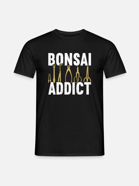 Bonsai Tree - Men's T-Shirt - black