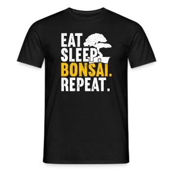 Bonsaï - T-shirt homme - noir - Devant - AI Model Male 178 light (178cm)