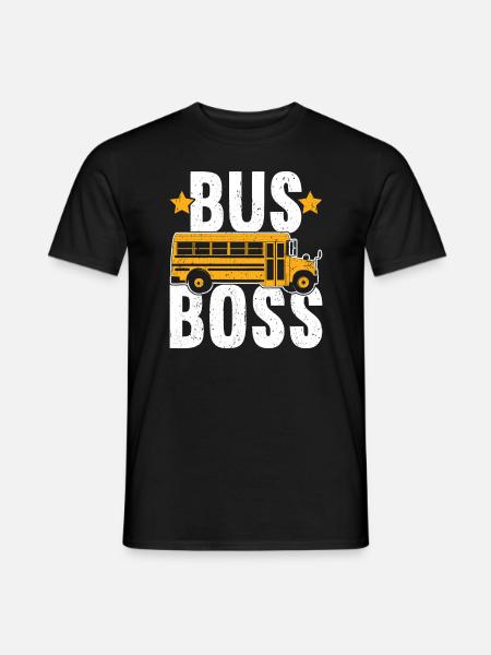 School Bus Driver - Men's T-Shirt - black