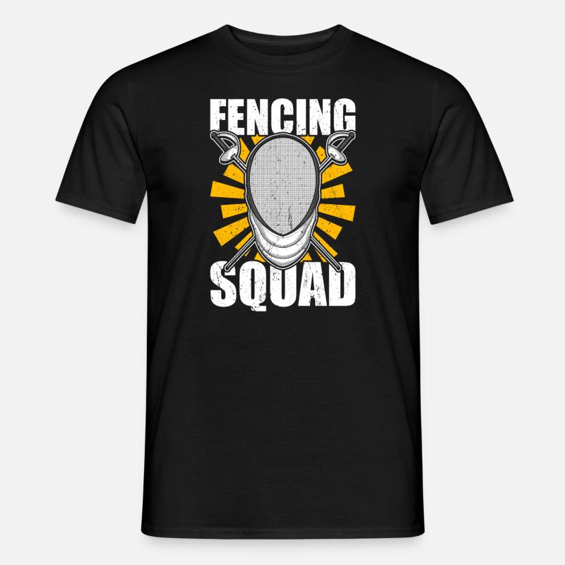 Fechter Fechter - Männer T-Shirt - Schwarz