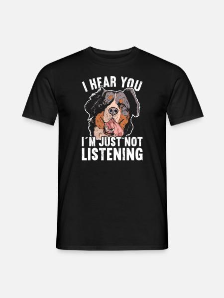 Bouvier bernois - T-shirt homme - noir