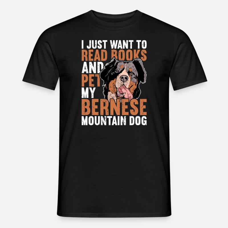 Berner Sennenhund - Männer T-Shirt - Schwarz
