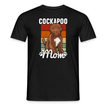 Cockapoo - Men's T-Shirt - black - Front - AI Model Male 178 light (178cm)