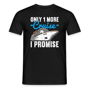 Croisière Croisière Vacances Croisière en famille - T-shirt homme - noir - Devant - AI Model Male 178 light (178cm)