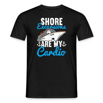 Croisière Croisière Vacances Croisière en famille - T-shirt homme - noir - Devant - AI Model Male 178 light (178cm)