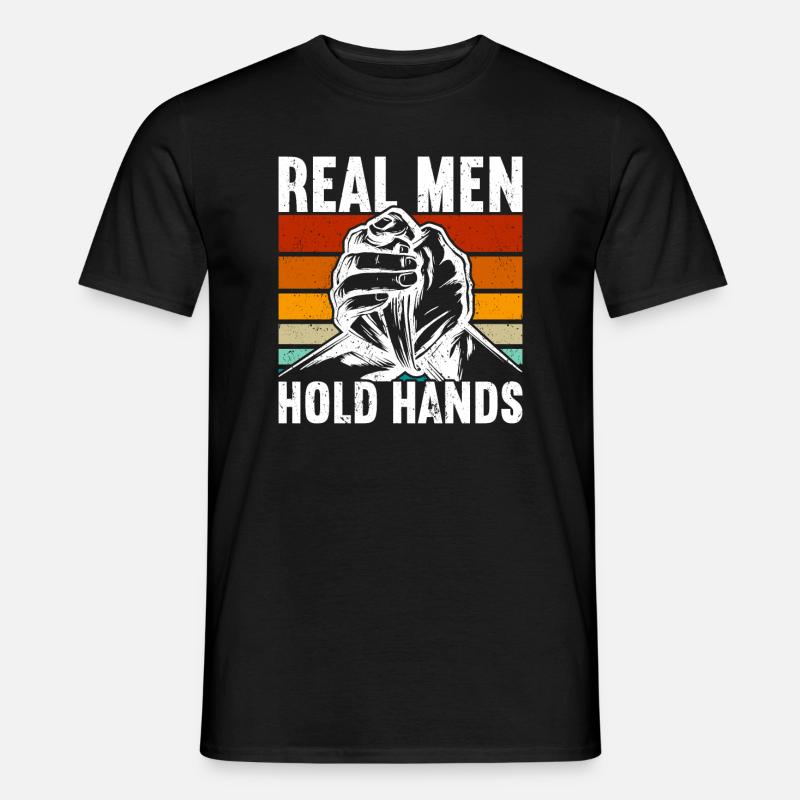 Bras de fer - T-shirt homme - noir