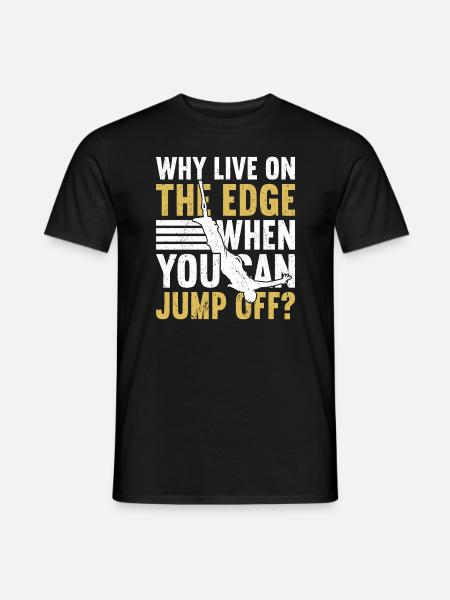 Bungee Jump Bungee Jumping - Men's T-Shirt - black