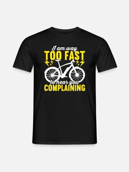 Electric Bike E-Bike - Men's T-Shirt - black