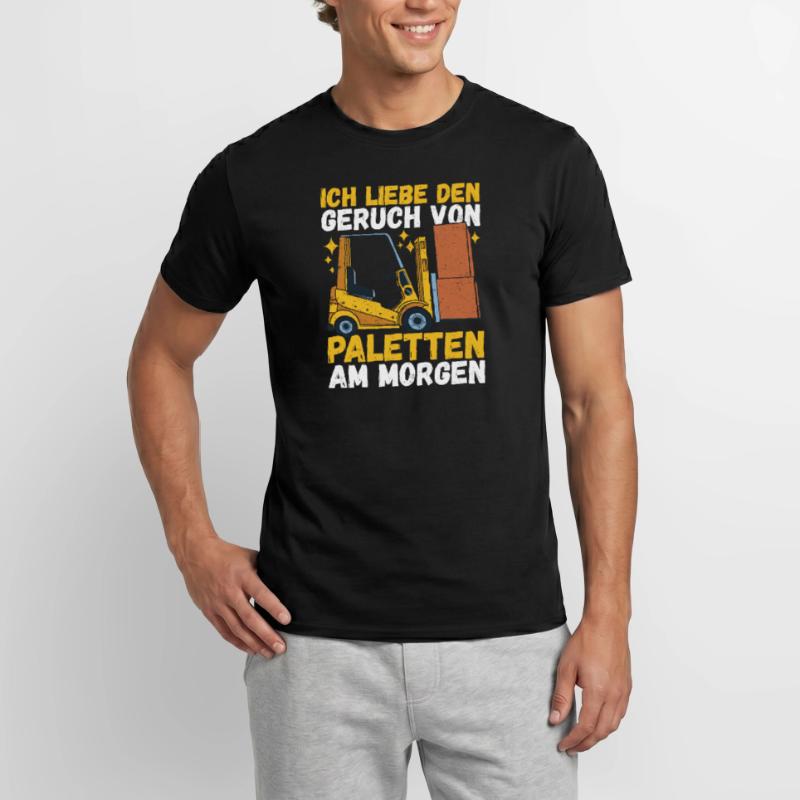 Gabelstaplerfahrer Gabelstapler Staplerfahrer Männer T-Shirt