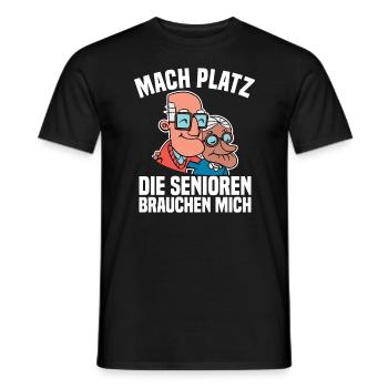 Altenpfleger Pfleger Altenpflegerin Altenpflege - Männer T-Shirt - Schwarz - Vorne - AI Model Male 178 light (178cm)