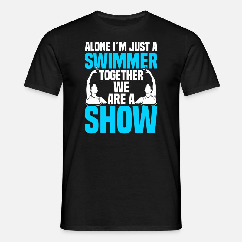 Synchronized Swimming - Men's T-Shirt - black