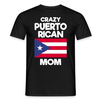 Puerto Rico | Puerto Ricaner Flagge Geschenkideen - Männer T-Shirt - Schwarz - Vorne - AI Model Male 178 light (178cm)