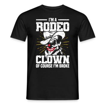Rodeo - Männer T-Shirt - Schwarz - Vorne - AI Model Male 178 light (178cm)