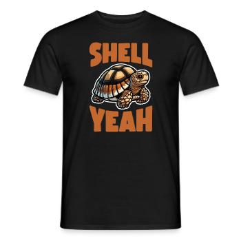 Sulcata Tortoise Tortoise Gift Tortoises - Men's T-Shirt - black - Front - AI Model Male 178 light (178cm)