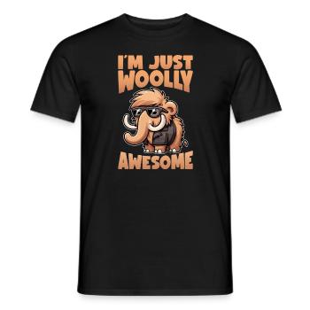 Wollmammut Mammut Mammut Geschenk - Männer T-Shirt - Schwarz - Vorne - AI Model Male 178 light (178cm)