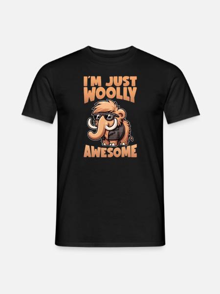 Woolly Mammoth Mammoths Mammoth Gift - Men's T-Shirt - black