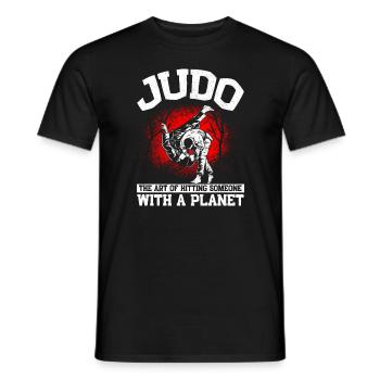 Judo Judoka Judo Geschenk für Judo - Männer T-Shirt - Schwarz - Vorne - AI Model Male 178 light (178cm)
