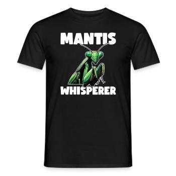 Mante religieuse Entomologie des insectes Entomologiste - T-shirt homme - noir - Devant - AI Model Male 178 light (178cm)