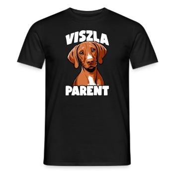 Viszla Hund Viszla Hunde - Männer T-Shirt - Schwarz - Vorne - AI Model Male 178 light (178cm)