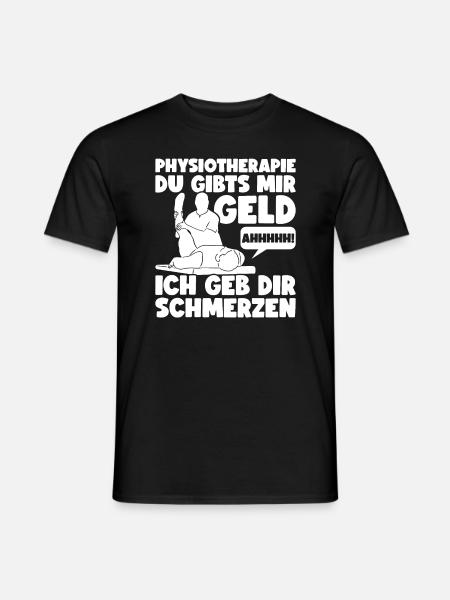 Physiotherapie Physiotherapeuten Physiotherapeut - Männer T-Shirt - Schwarz