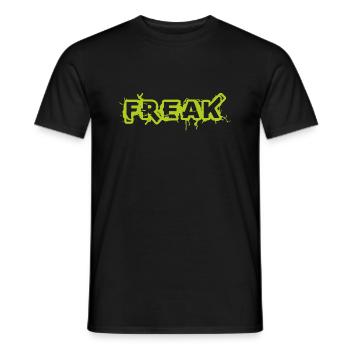 Freak Spruch Sprüche Geschenkidee - Männer T-Shirt - Schwarz - Vorne - AI Model Male 178 light (178cm)