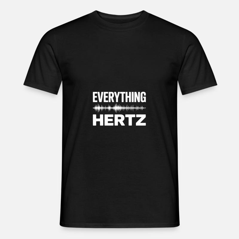 Everything Hertz Audio Engineer - Men's T-shirt - black