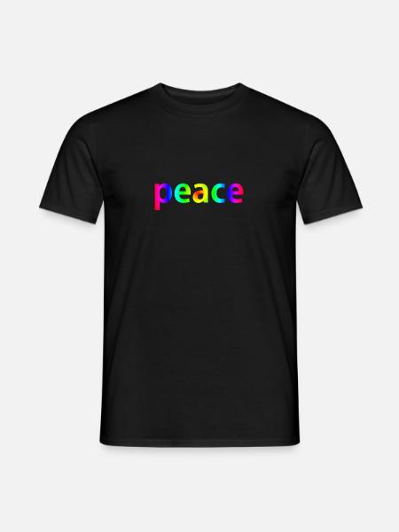 Peace - Men's T-Shirt - black