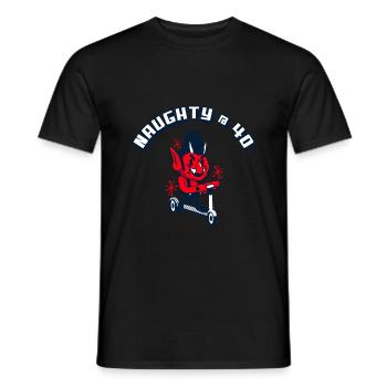 Coquine à 40 cadeaux amusants pour la Saint-Valentin - T-shirt homme - noir - Devant - AI Model Male 178 light (178cm)