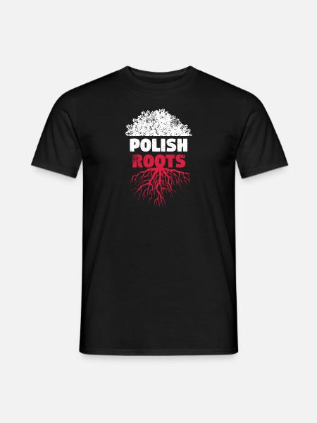 Poland's roots scratched - Men's T-Shirt - black