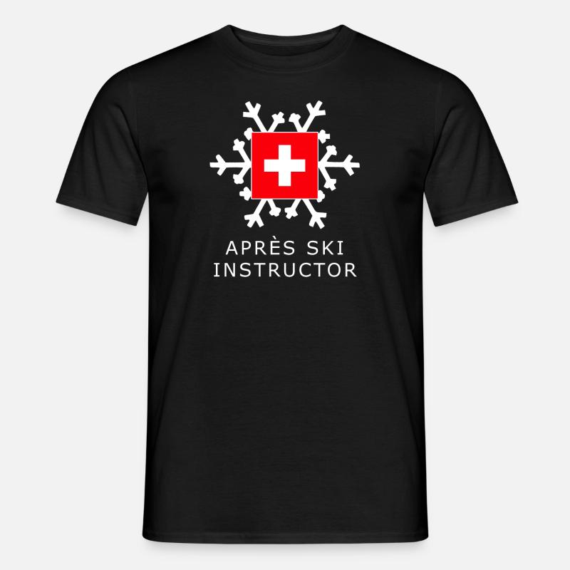 Apres Ski Instructor - T-shirt homme - noir
