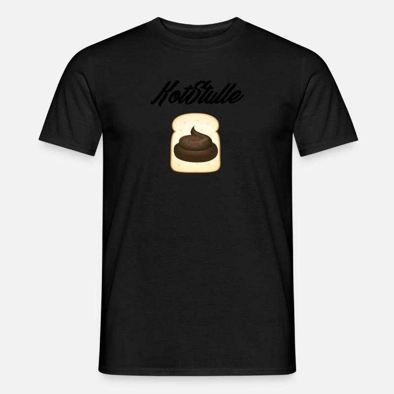 Kotstulle - Männer T-Shirt - Schwarz
