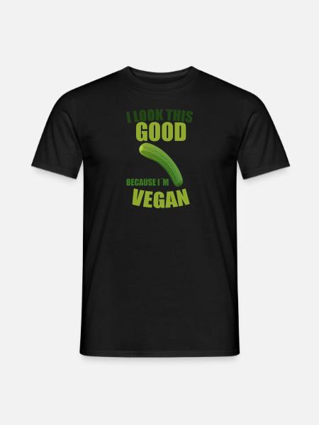 Vegan Veganer Veganerin - T-shirt homme - noir