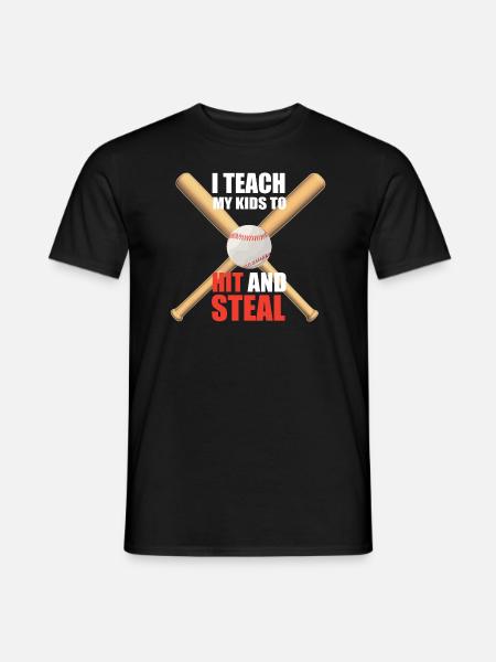 Base-ball - T-shirt homme - noir
