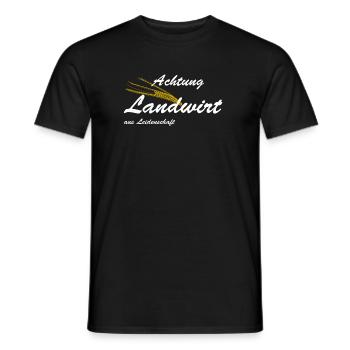 Agriculture - T-shirt homme - noir - Devant - AI Model Male 178 light (178cm)