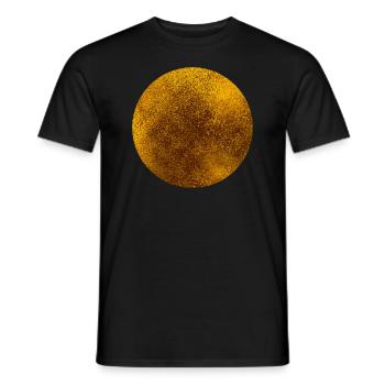 CIRCLES CIRCLES GOLD 1 - Men's T-Shirt - black - Front - AI Model Male 178 light (178cm)