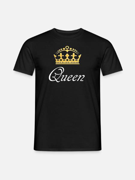Queen T-Shirt - Männer T-Shirt - Schwarz