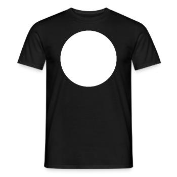 Circle - Men's T-Shirt - black - Front - AI Model Male 178 light (178cm)