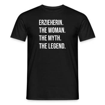 Teacher Educator Gift Idea - Men's T-Shirt - black - Front - AI Model Male 178 light (178cm)